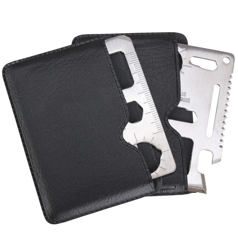Pocket Tool Credit Card 11 in 1 Survival Multi-Tool
