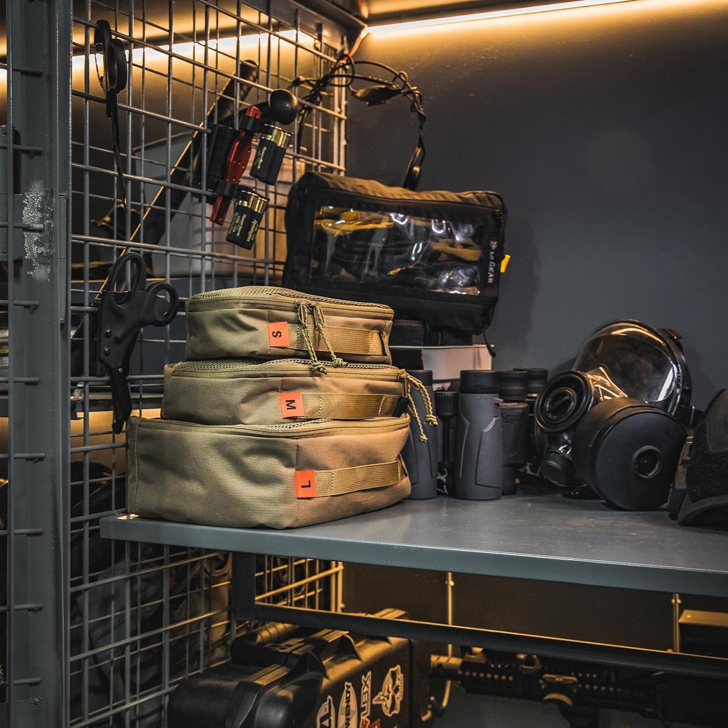 3 Piece Tactical Packing Cubes,Ykk Zipper, Water-Resistant