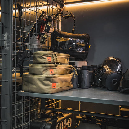 3 Piece Tactical Packing Cubes,Ykk Zipper, Water-Resistant